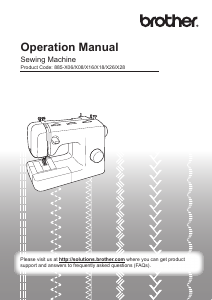 Manual Brother XQ2700 Sewing Machine