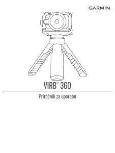 Priročnik Garmin VIRB 360 360 kamera