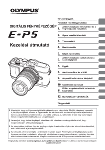 Használati útmutató Olympus E-P5 Digitális fényképezőgép