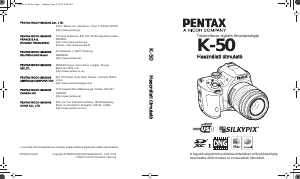 Használati útmutató Pentax K-50 Digitális fényképezőgép