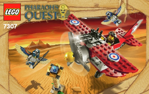 Handleiding Lego set 7307 Pharaohs Quest Aanval van de vliegende mummies
