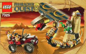 Manuale Lego set 7325 Pharaohs Quest La statua del cobra maledetto