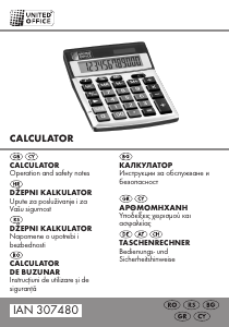 Priručnik United Office IAN 307480 Kalkulator