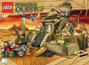 Manual Lego set 7327 Pharaohs Quest Scorpion pyramid