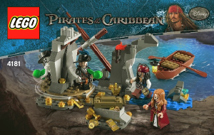 Bruksanvisning Lego set 4181 Pirates of the Caibbean Isla de Muerta