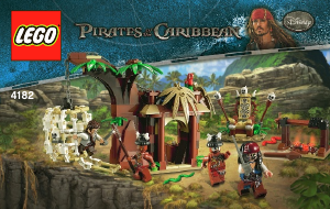 Handleiding Lego set 4182 Pirates of the Caribbean Kannibaal ontsnapping