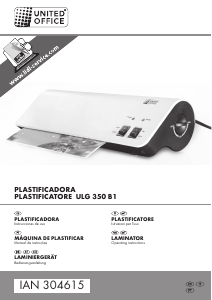 Manuale United Office IAN 304615 Plastificatrice