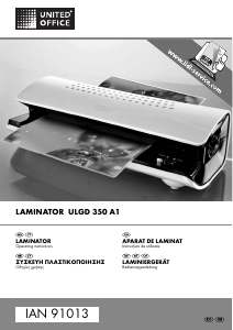 Manual United Office IAN 91013 Laminator