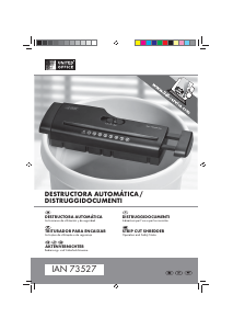 Manual de uso United Office IAN 73527 Destructora