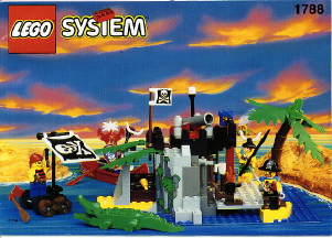 Mode d’emploi Lego set 1788 Pirates Coffre au trésor du pirate