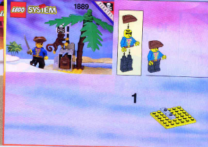 Handleiding Lego set 1889 Pirates Schatplaats