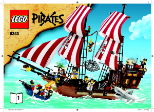 Handleiding Lego set 6243 Pirates De schat van Blokbaard
