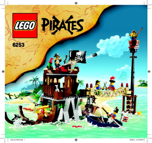Manual Lego set 6253 Pirates Shipwreck hideout