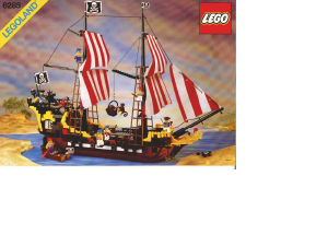 Manual Lego set 6258 Pirates Black seas barracuda