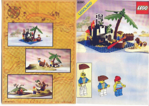 Handleiding Lego set 6260 Pirates Schipbreuk eiland