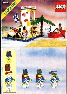Manual Lego set 6265 Pirates Sabre island