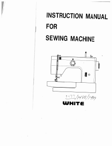 Manual White W1488 Sewing Machine