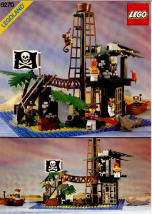 Bruksanvisning Lego set 6270 Pirates Forbidden Island