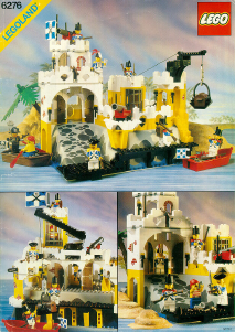 Manual Lego set 6276 Pirates Eldorado fortress