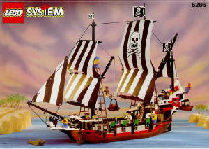 Mode d’emploi Lego set 6286 Pirates Le bateau-pirate
