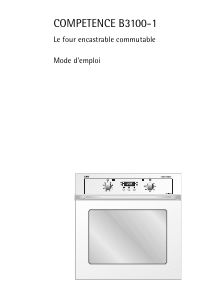 Mode d’emploi AEG CB3100-1-B Four