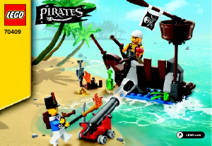 Manual Lego set 70409 Pirates Shipwreck defense