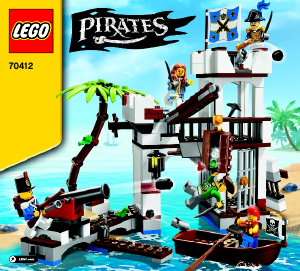 Manual Lego set 70412 Pirates Soldiers fort