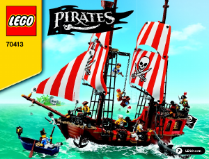 Mode d’emploi Lego set 70413 Pirates Le bateau-pirate