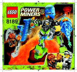 Handleiding Lego set 8189 Power Miners Magmarobot