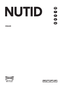 Manual de uso IKEA NUTID HGA4K Placa