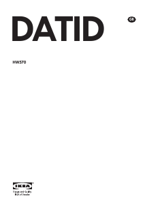 Handleiding IKEA DATID HW570 Afzuigkap