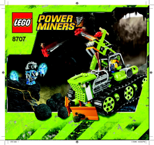 Manual Lego set 8707 Power Miners Boulder blaster