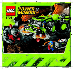 Manual Lego set 8708 Power Miners Cave crusher