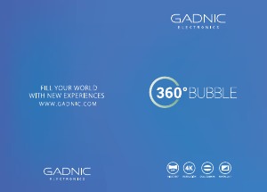 Manual de uso Gadnic 360 Bubble Cámara 360