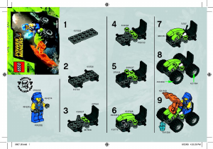 Handleiding Lego set 8907 Power Miners Steenhakker