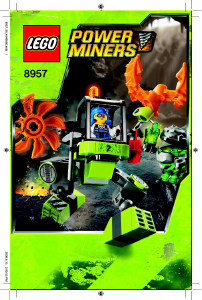 Handleiding Lego set 8957 Power Miners Mijnbouwmachine