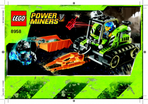 Manual Lego set 8958 Power Miners Granite grinder
