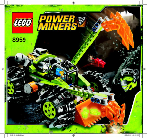 Bedienungsanleitung Lego set 8959 Power Miners Kristallschürfer