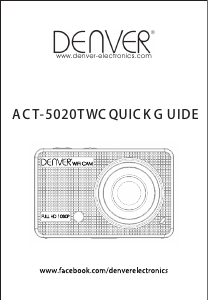 Instrukcja Denver ACT-5020TW Action cam