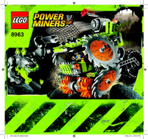 Handleiding Lego set 8963 Power Miners Rotsbreker