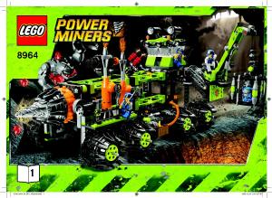 Bruksanvisning Lego set 8964 Power Miners Titanium kommandorigg