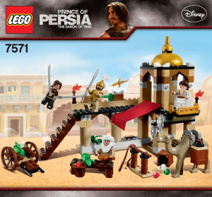 Manuale Lego set 7571 Prince of Persia Lotta per il pugnale