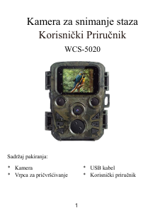 Priručnik Denver WCS-5020 Akcijska kamera