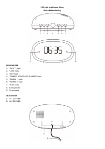 Handleiding Denver EC-420NR Wekker