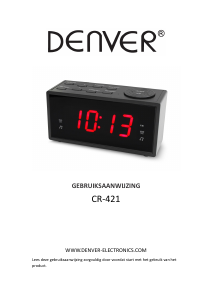 Handleiding Denver CR-421 Wekkerradio