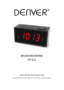 Bruksanvisning Denver CR-421 Klockradio