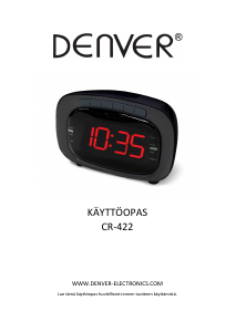 Käyttöohje Denver CR-422 Radioherätyskello