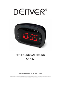 Bedienungsanleitung Denver CR-422 Uhrenradio
