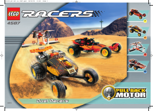 Manual Lego set 4587 Racers Duel racers