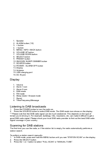 Handleiding Denver CRD-505 Wekkerradio